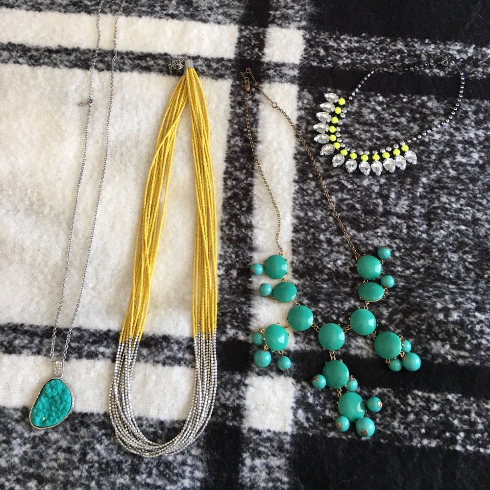 Four necklaces (all included in price)